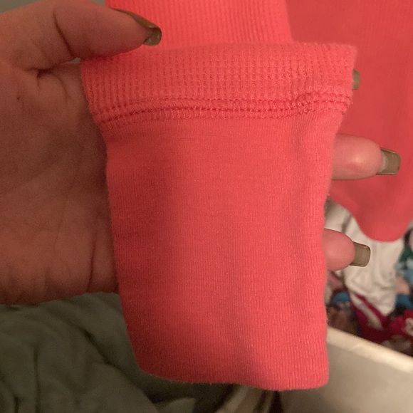 Bright pink stay cozy long sleeve - Picture 5 of 7